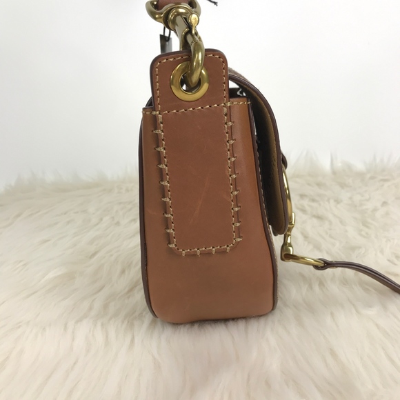Frye Ilana Color Block Small Saddle Leather Bag - Picture 3 of 8